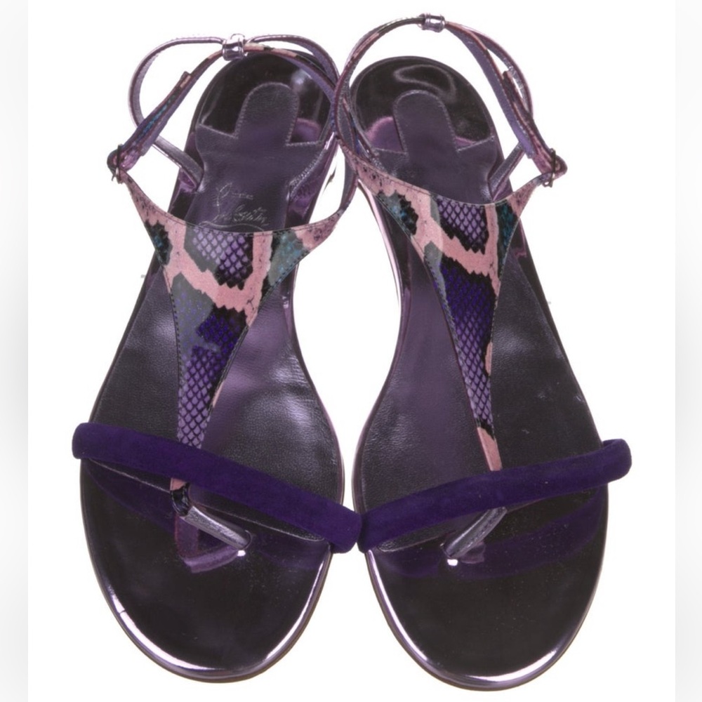 Christian Louboutin Patent Leather Sandals